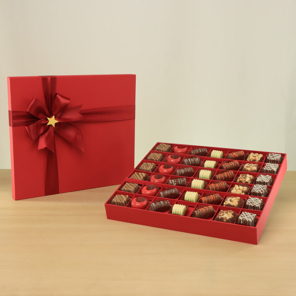 Premium chocolate luxury red hard box