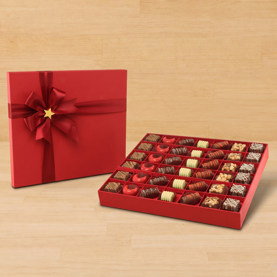 Premium chocolate luxury red hard box
