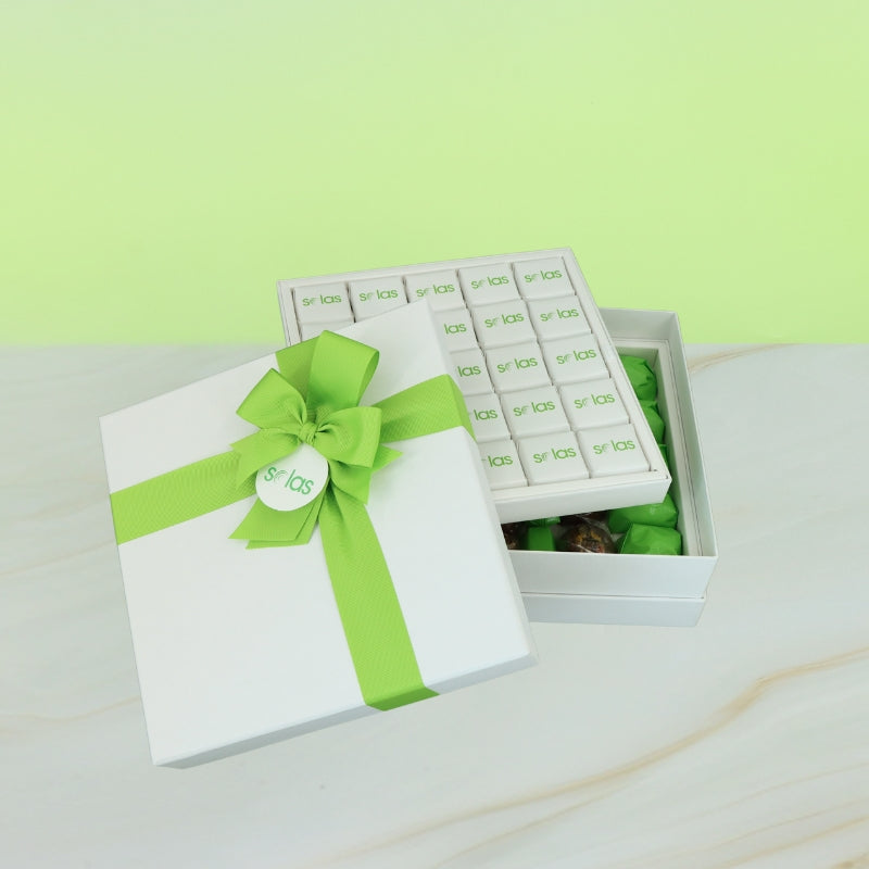Corporate customized premium chocolate 2-layer hard box