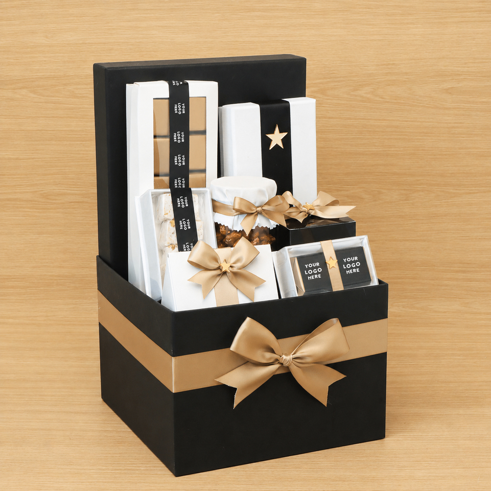 Corporate customized premium chocolate & sweets large hamper