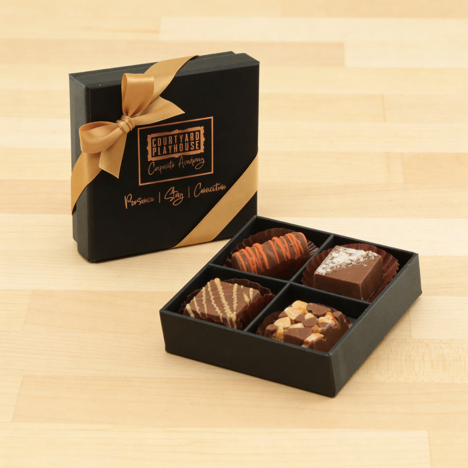 Set of 15 Corporate customized premium chocolate 4P hard box