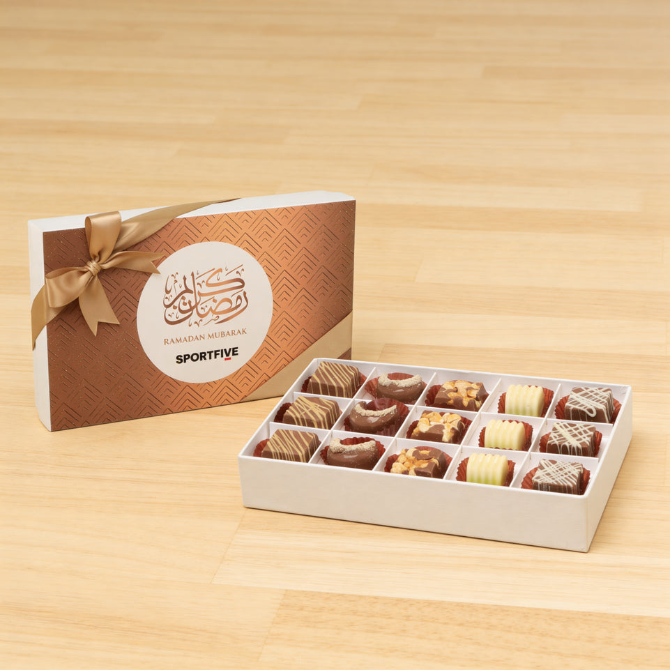 Set of 4 Corporate customized premium chocolate 15P hard box