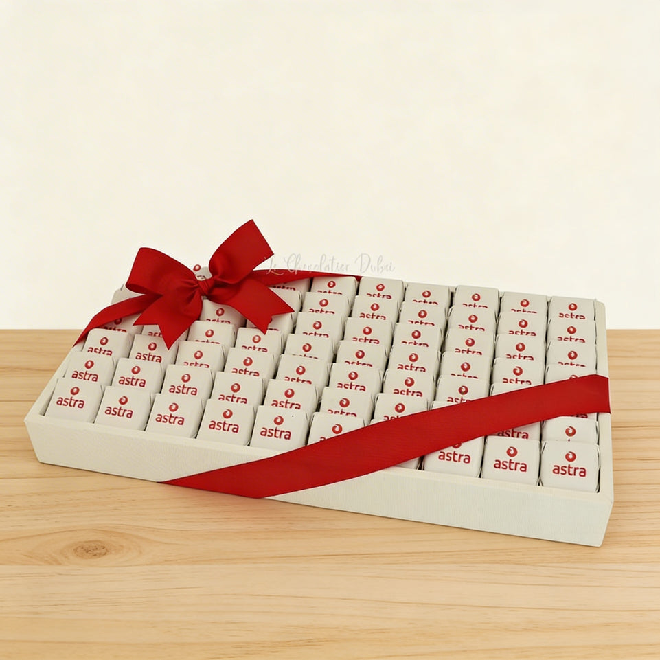 Corporate customized premium chocolate medium leather tray