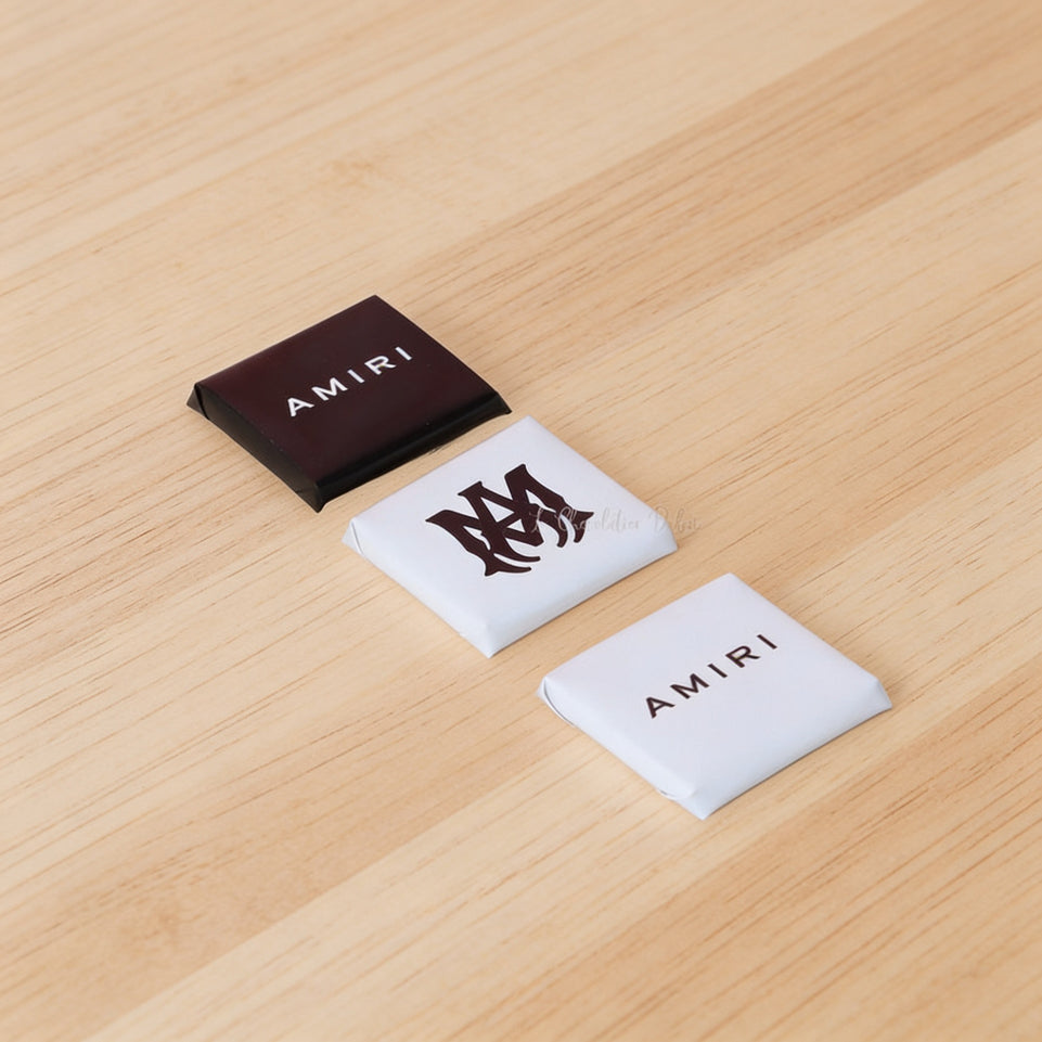 Corporate branded thin loose premium chocolate