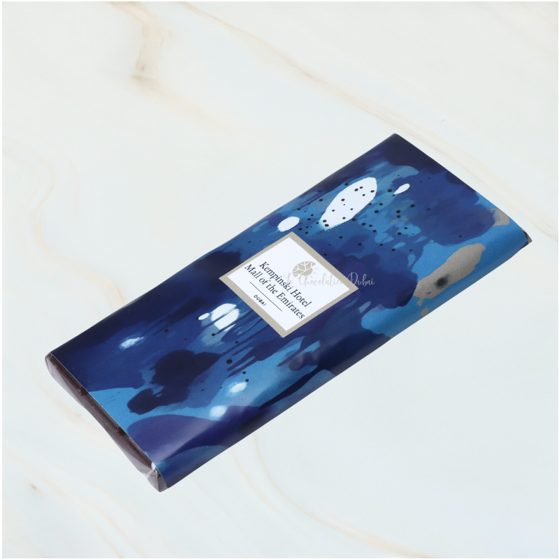 Set of 10 corporate branded plain milk loose chocolate bar