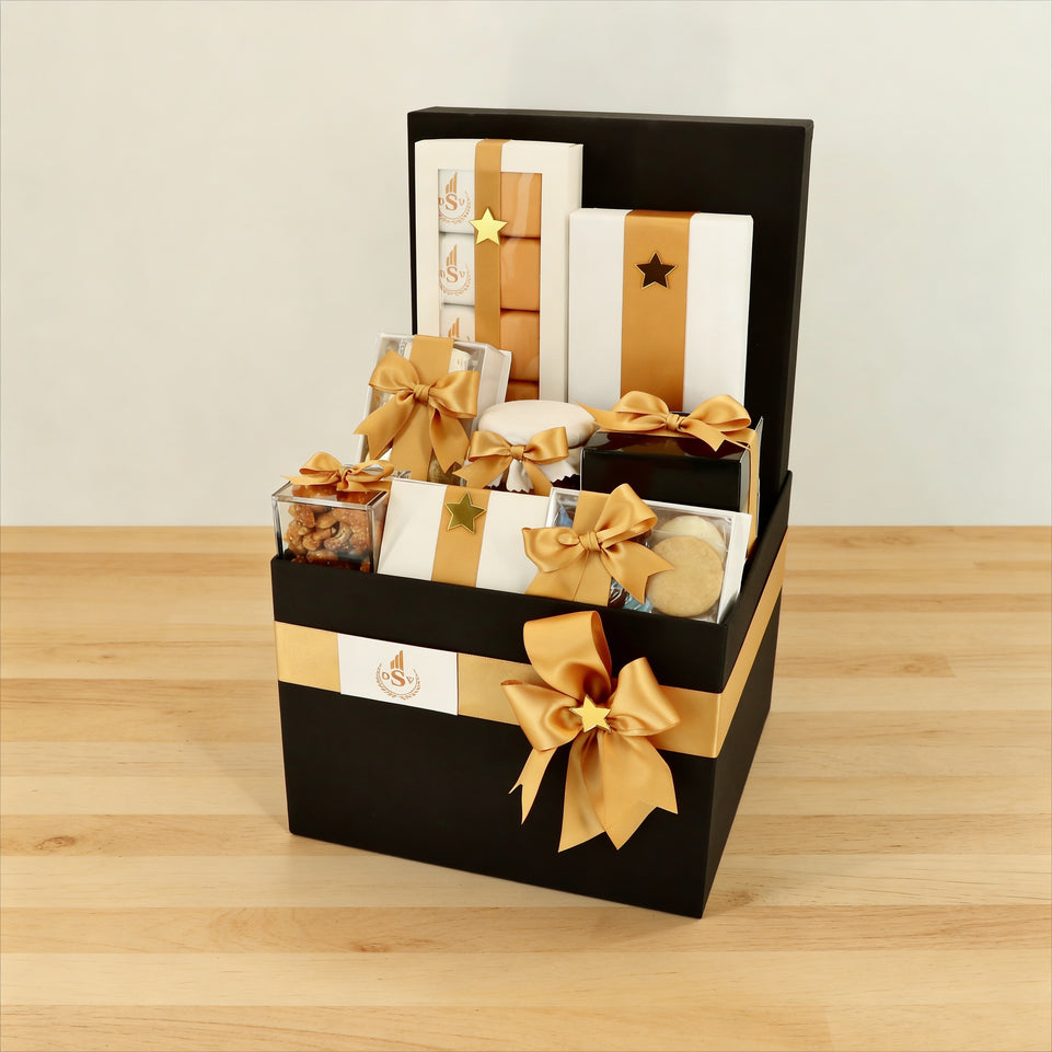 Corporate customized premium chocolate & sweets large hamper