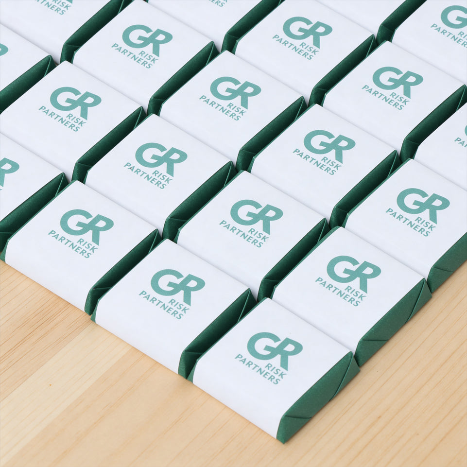 Corporate branded sleeve designed premium loose chocolate