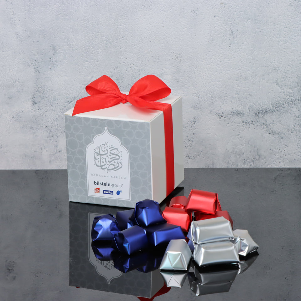 corporate customized chocolate soft box giveaway