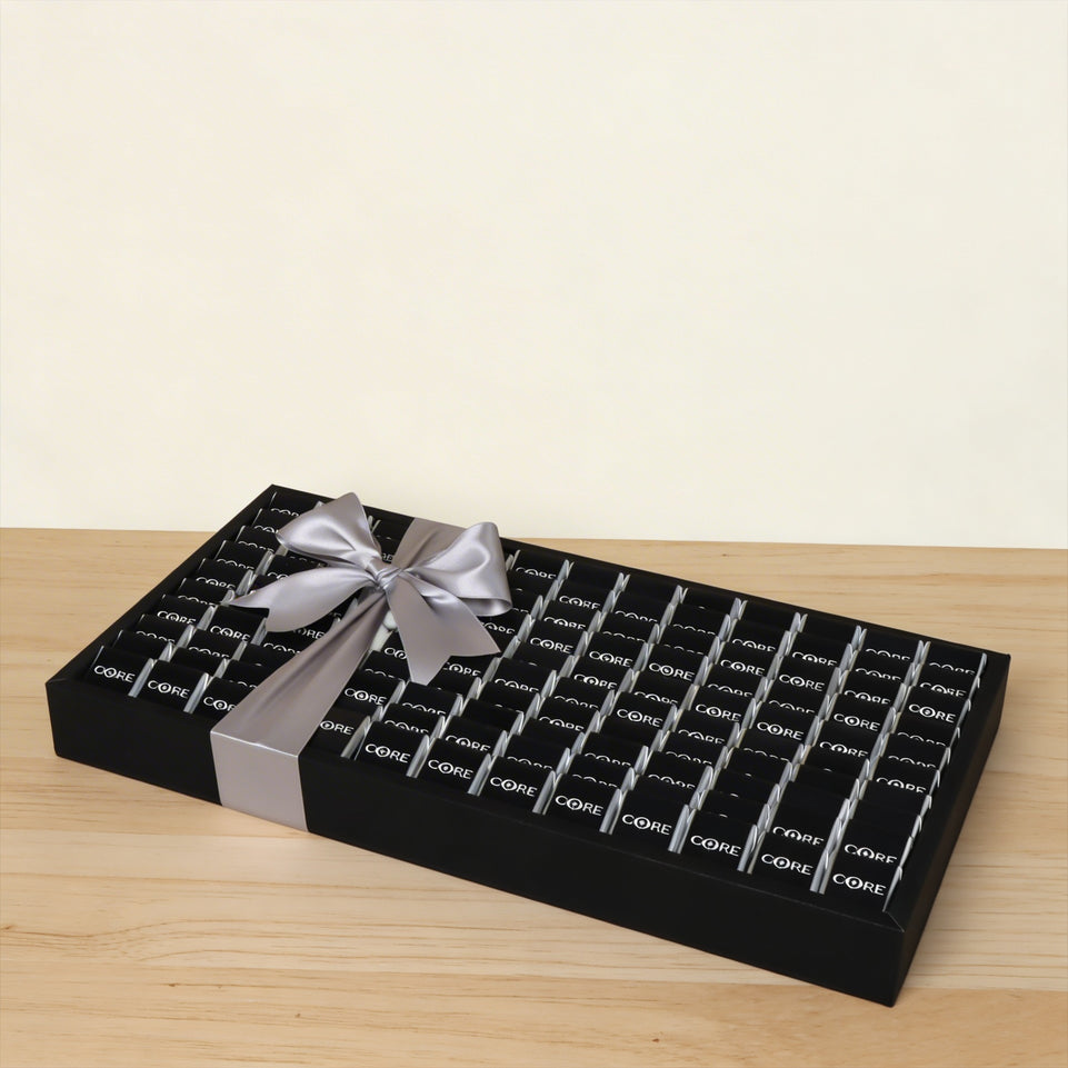 Corporate customized premium chocolate medium leather tray