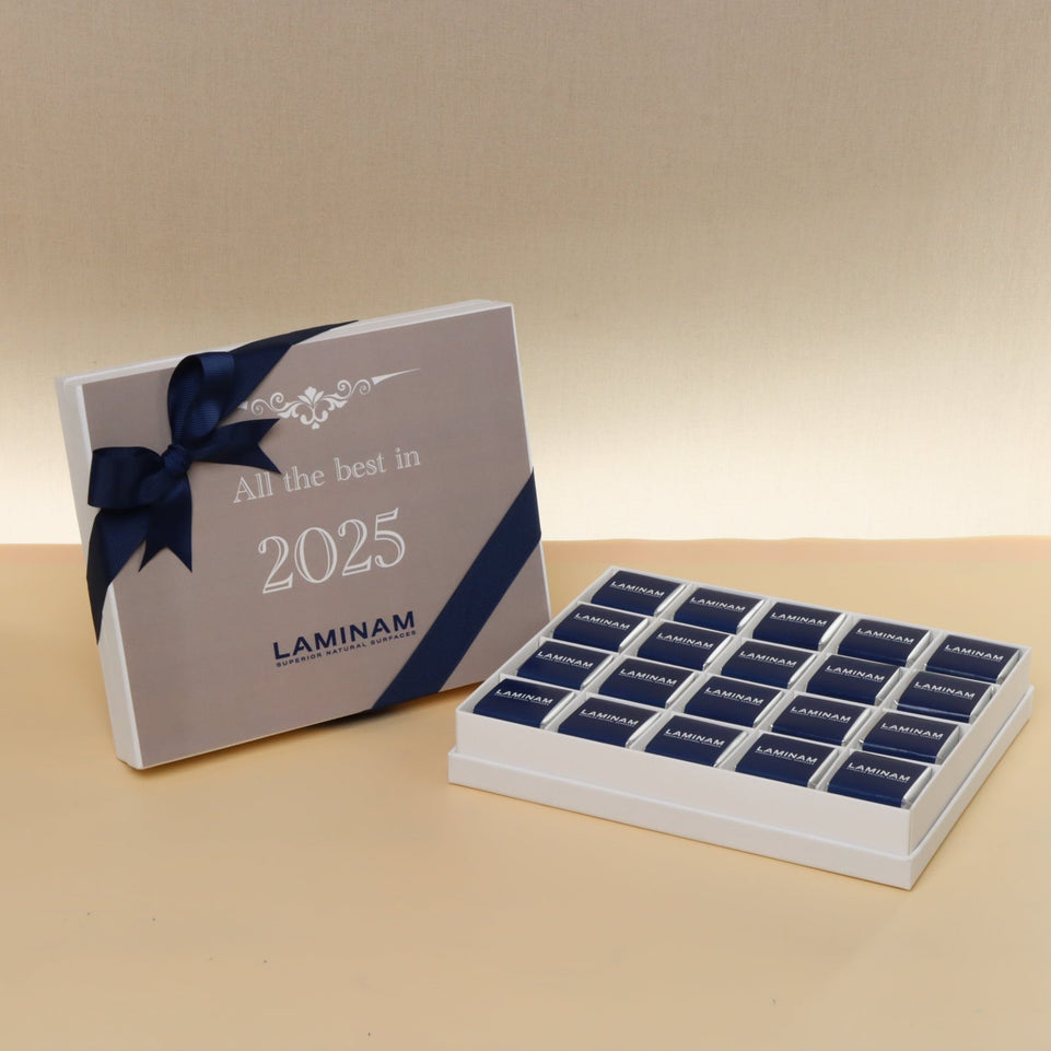 Set of 2 Corporate customized branded chocolate 20P hard box