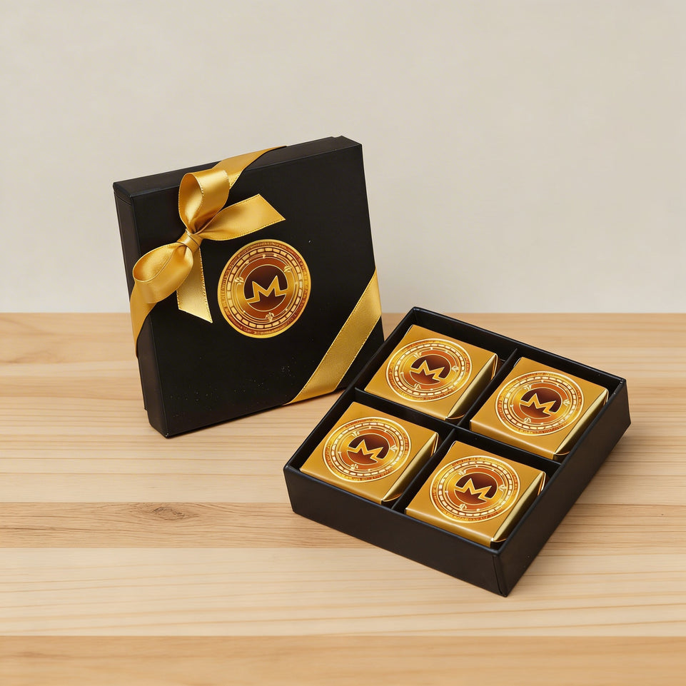 Set of 15 Corporate customized chocolate 4P hard box