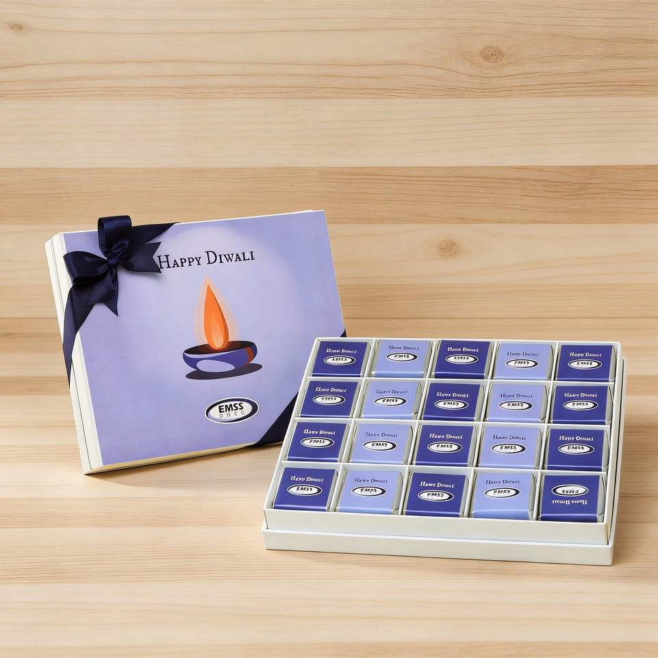 Set of 3 Corporate customized premium chocolate 20P hard box
