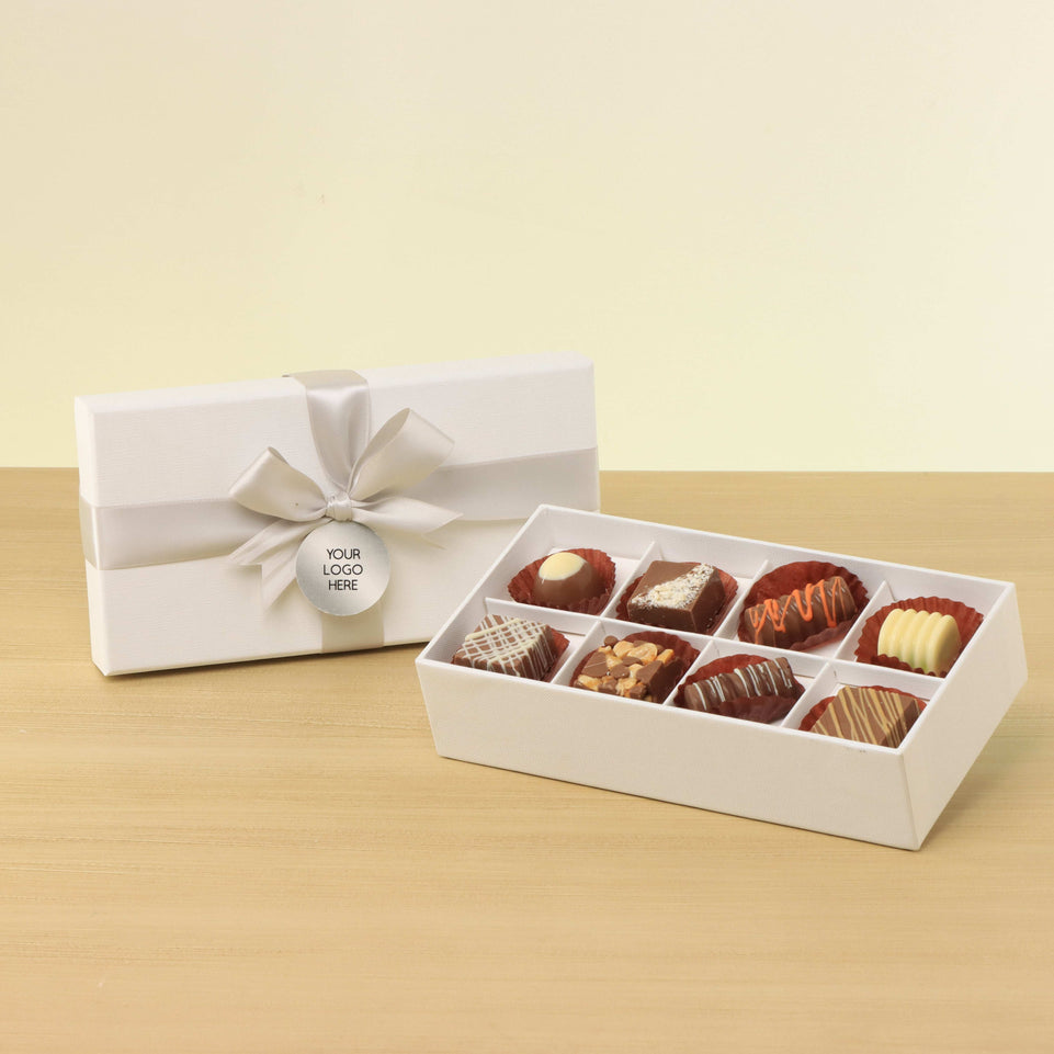 Set of 6 corporate customized premium chocolate 8P hard box
