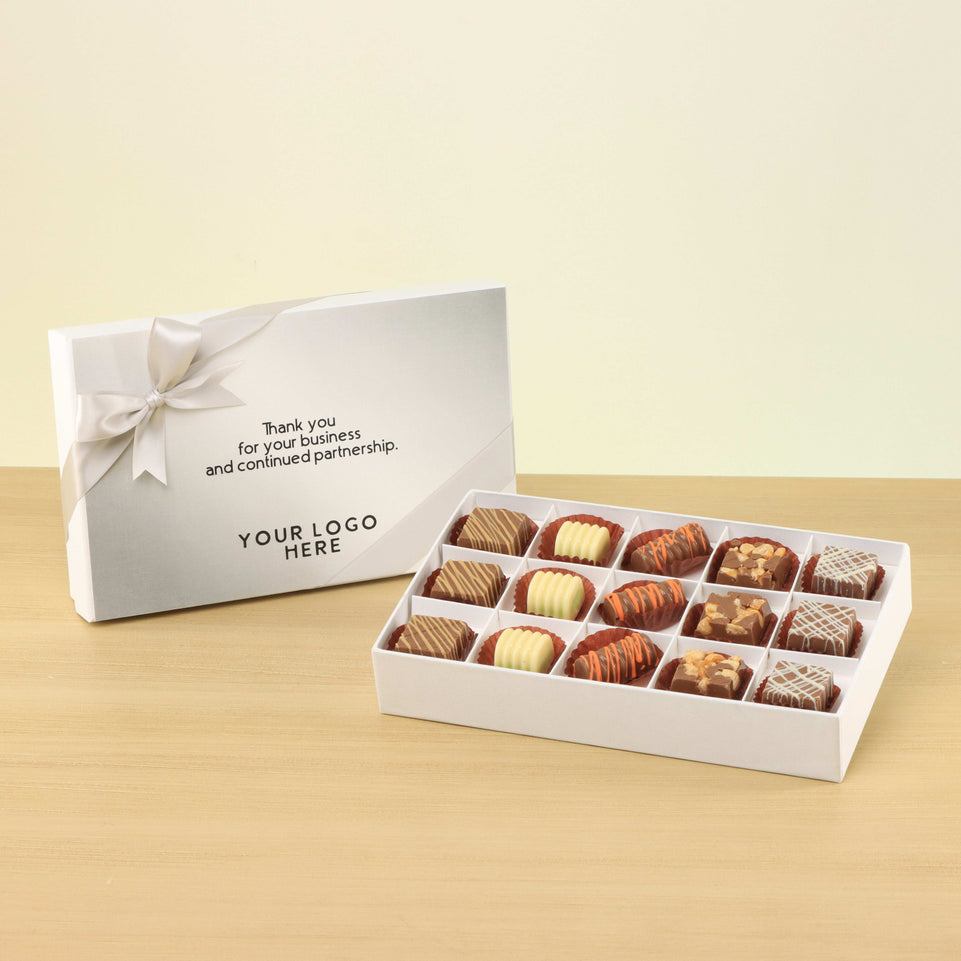 Set of 4 corporate customized premium chocolate 15P hard box