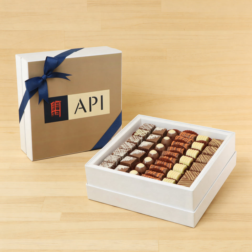 Set of 2 corporate customized premium chocolate hard box