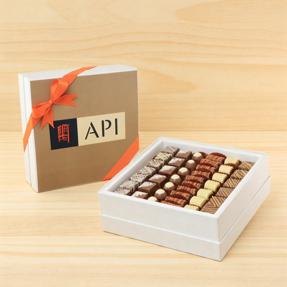 Set of 2 corporate customized premium chocolate hard box