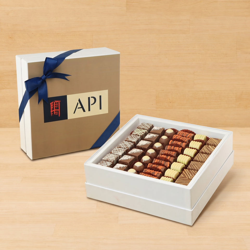 Set of 2 corporate customized premium chocolate hard box
