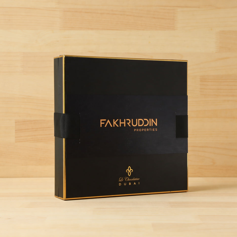 Set 2 Corporate customized premium chocolate luxury black box