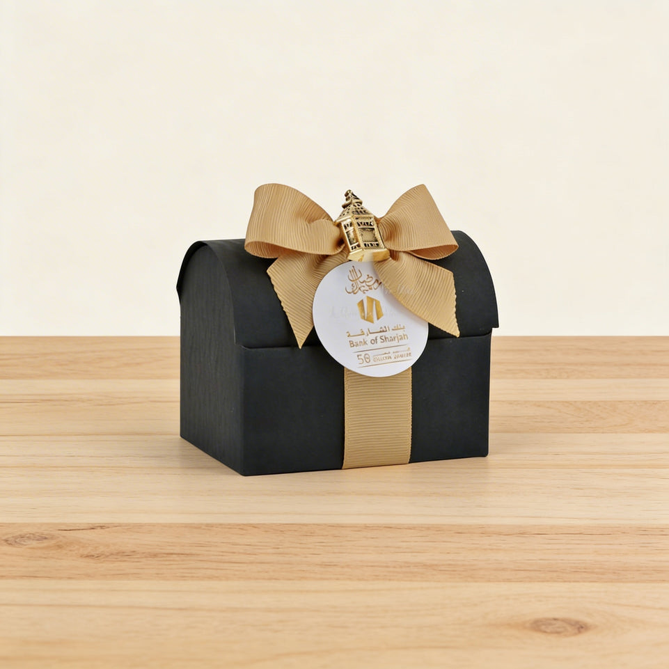 Set of 20 Corporate customized ramadan designed chocolate chest soft box