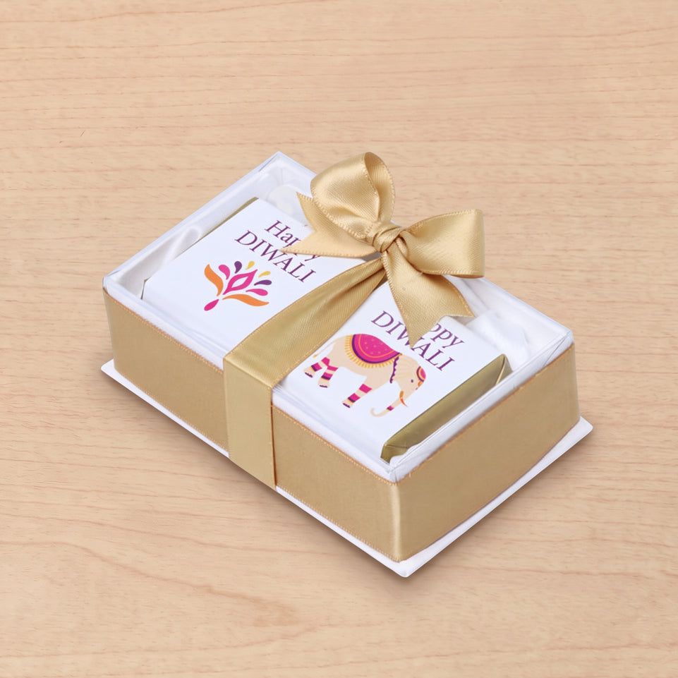 "Happy Diwali" premium chocolate giveaway box