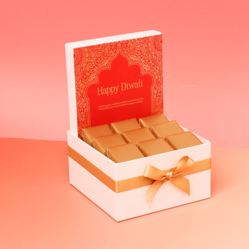 Happy Diwali Festive designed premium chocolate small hamper
