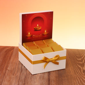Happy diwali candle lights designed p...