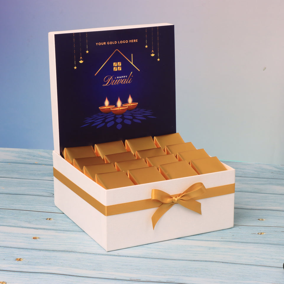 Corporate real estate diwali designed premium chocolate medium hamper