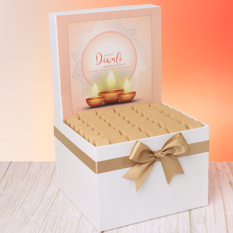 Festive of lights diwali designed premium chocolate large hamper