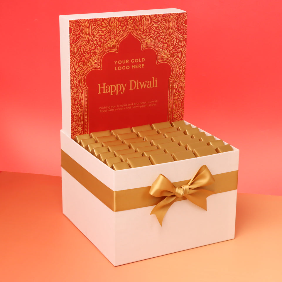 Corporate customized diwali festive designed premium chocolate large hamper