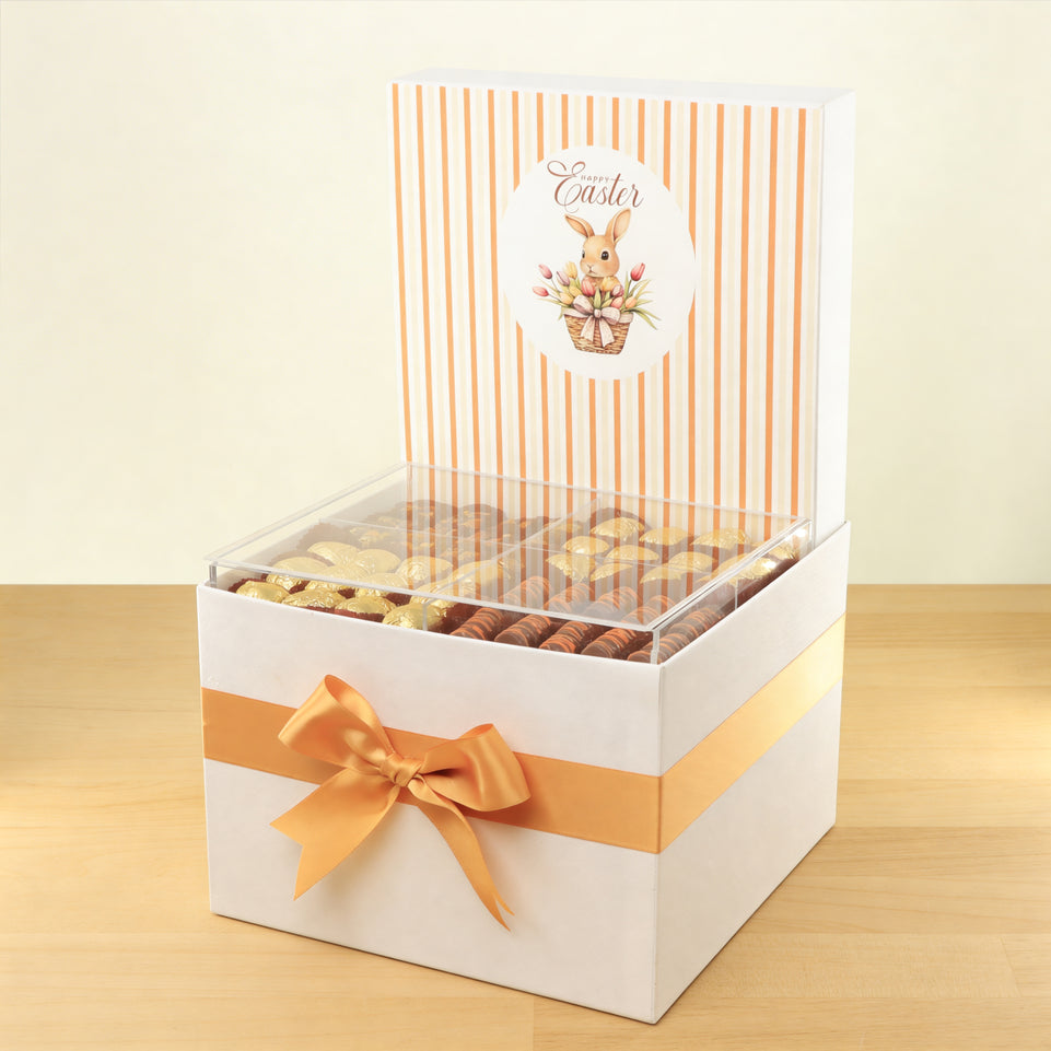 Happy Easter designed premium chocolate large hamper