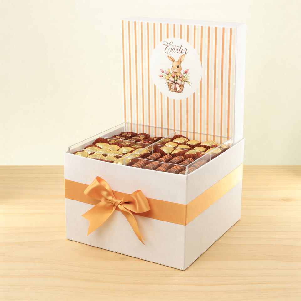 Happy Easter designed premium chocolate large hamper