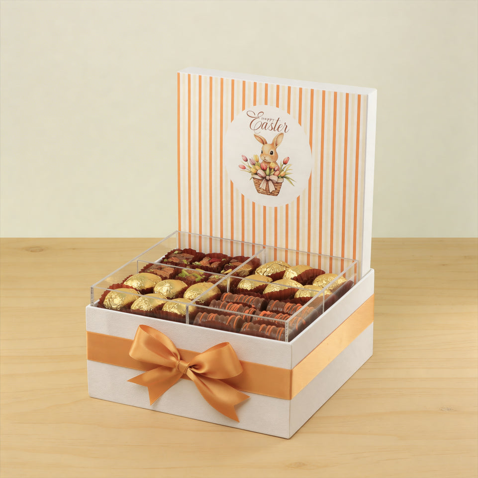 Happy Easter designed premium chocolate medium hamper