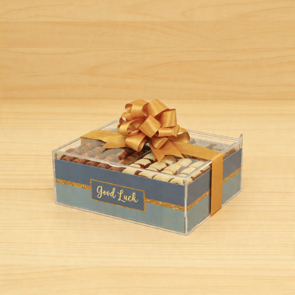 Good luck premium chocolate small double acrylic tray