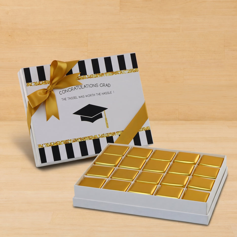Graduation designed 20P premium chocolate hard box