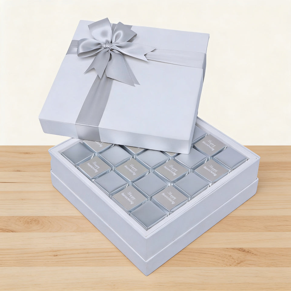 Happy anniversary classic 25P premium chocolate hard box
