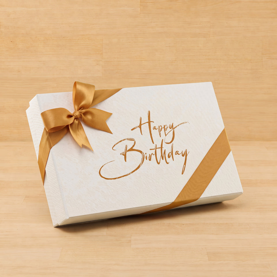 Happy birthday minimalist designed 15P chocolate hard box