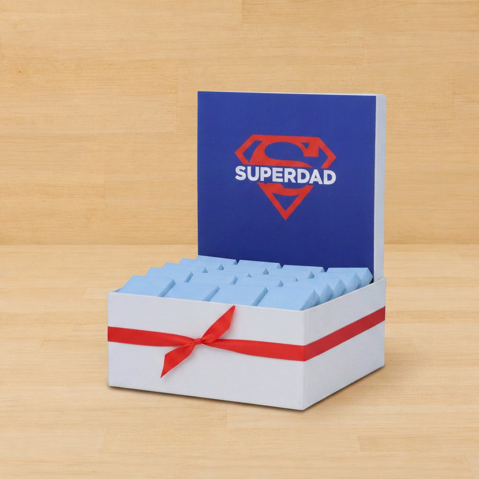 Father's day "Super dad" designed chocolate medium hamper