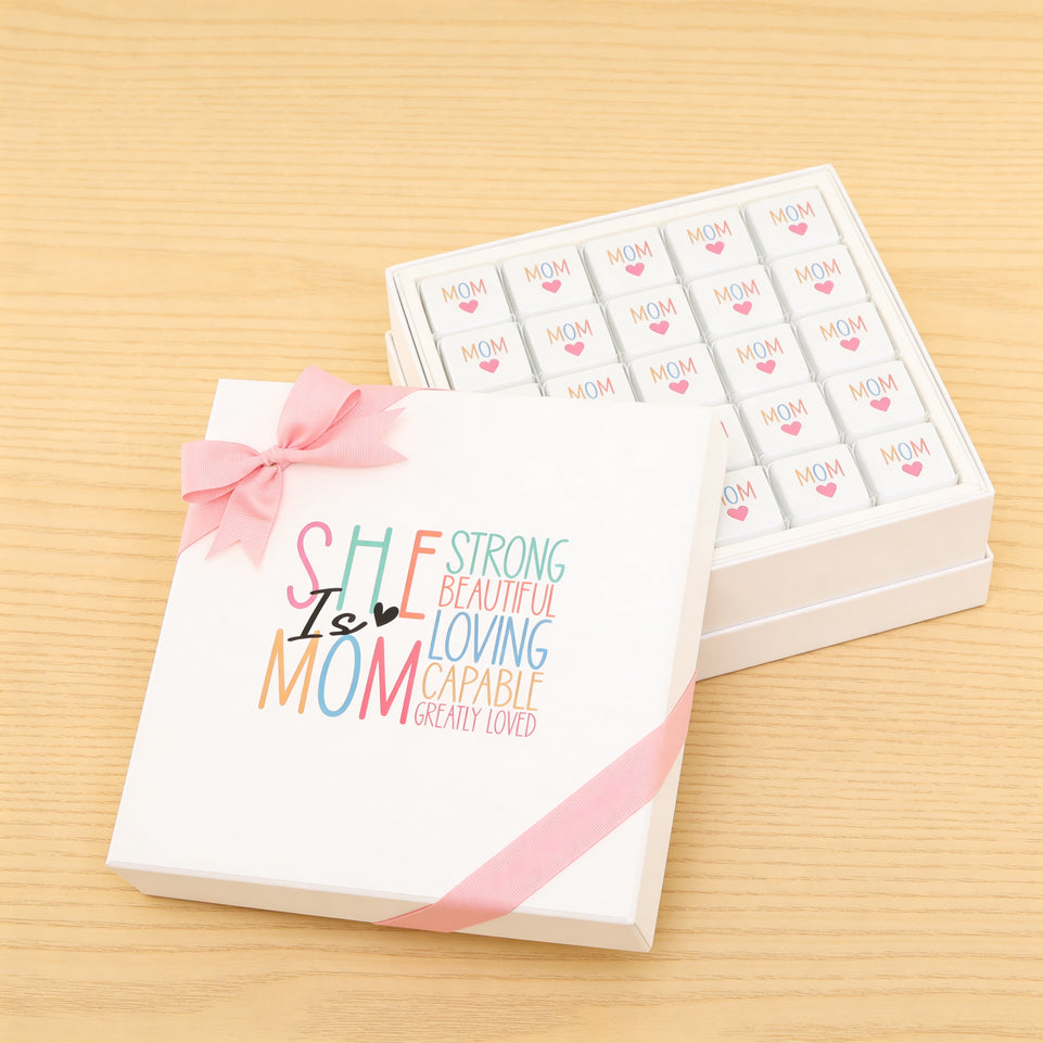 Mother's day premium chocolate 2-layer hard box