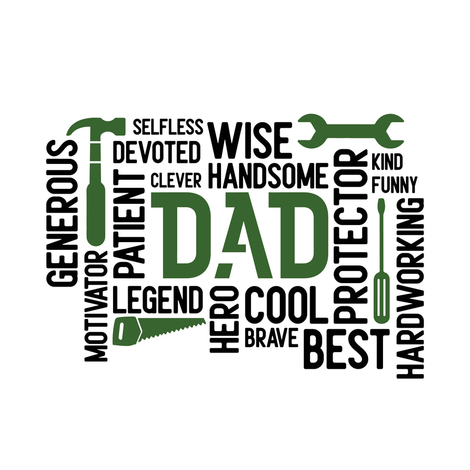 Happy father's day the man the myth the legend greeting card