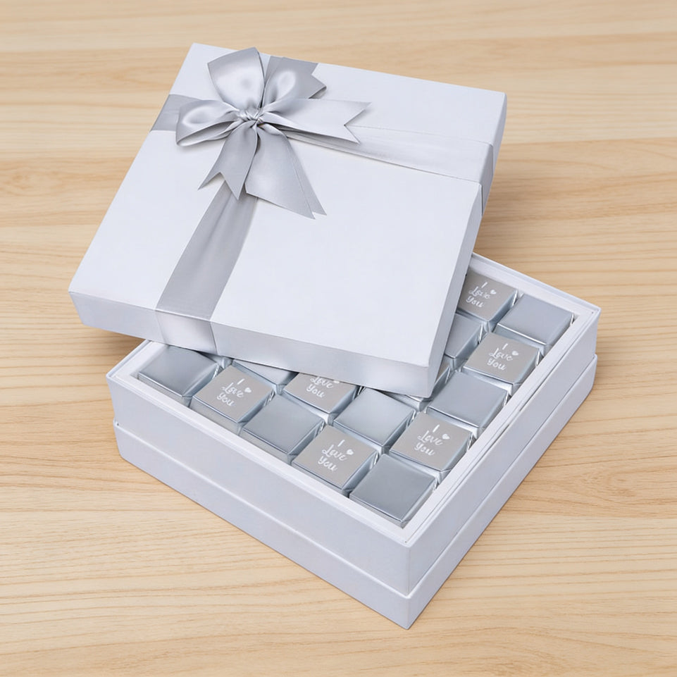 "I love you" classic 25-piece premium chocolate hard box