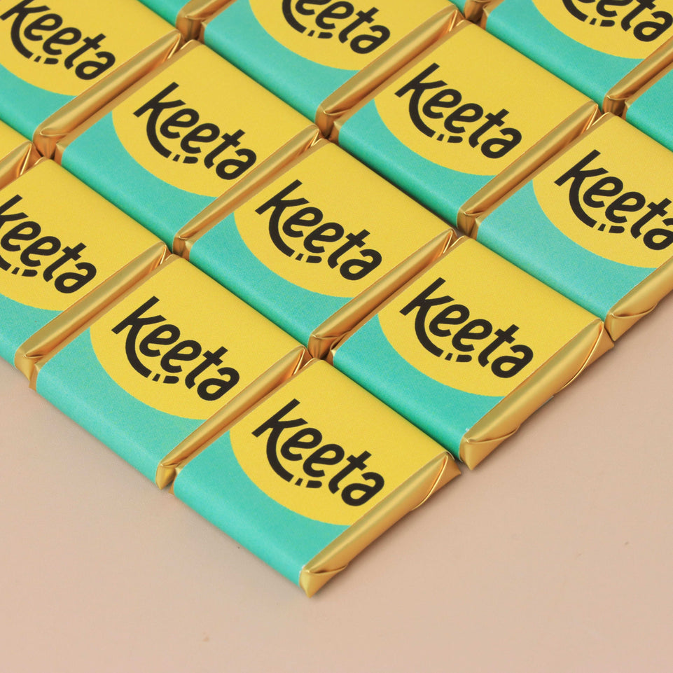 Corporate branded loose thin premium chocolate