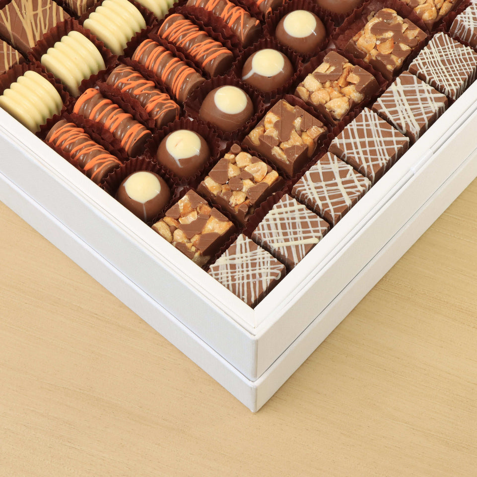 Set of 2 Corporate customized premium chocolate hard box