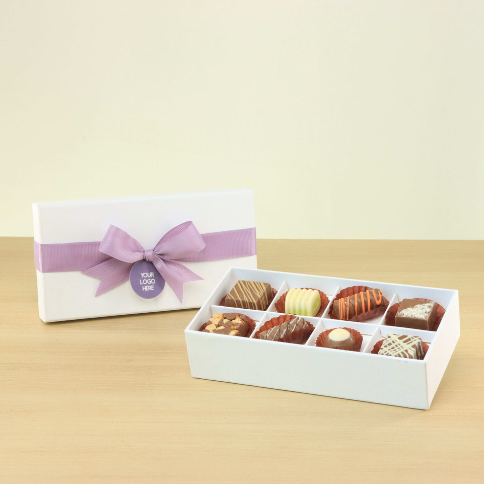 Set of 6 corporate customized premium chocolate 8P hard box