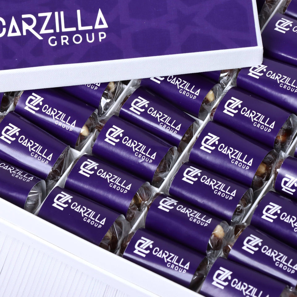 Set of 3 corporate customized premium nut stuffed dates 20P hard box