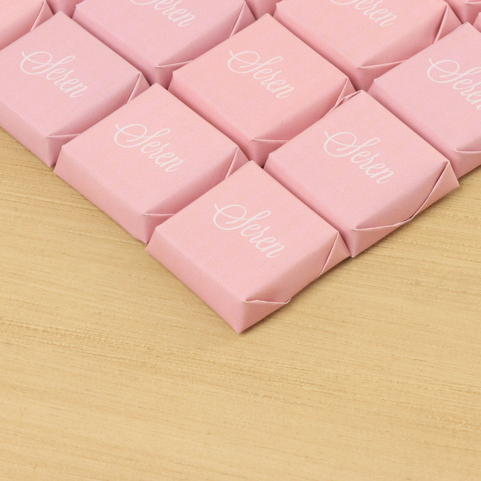 Baby girl personalized designed premium chocolate