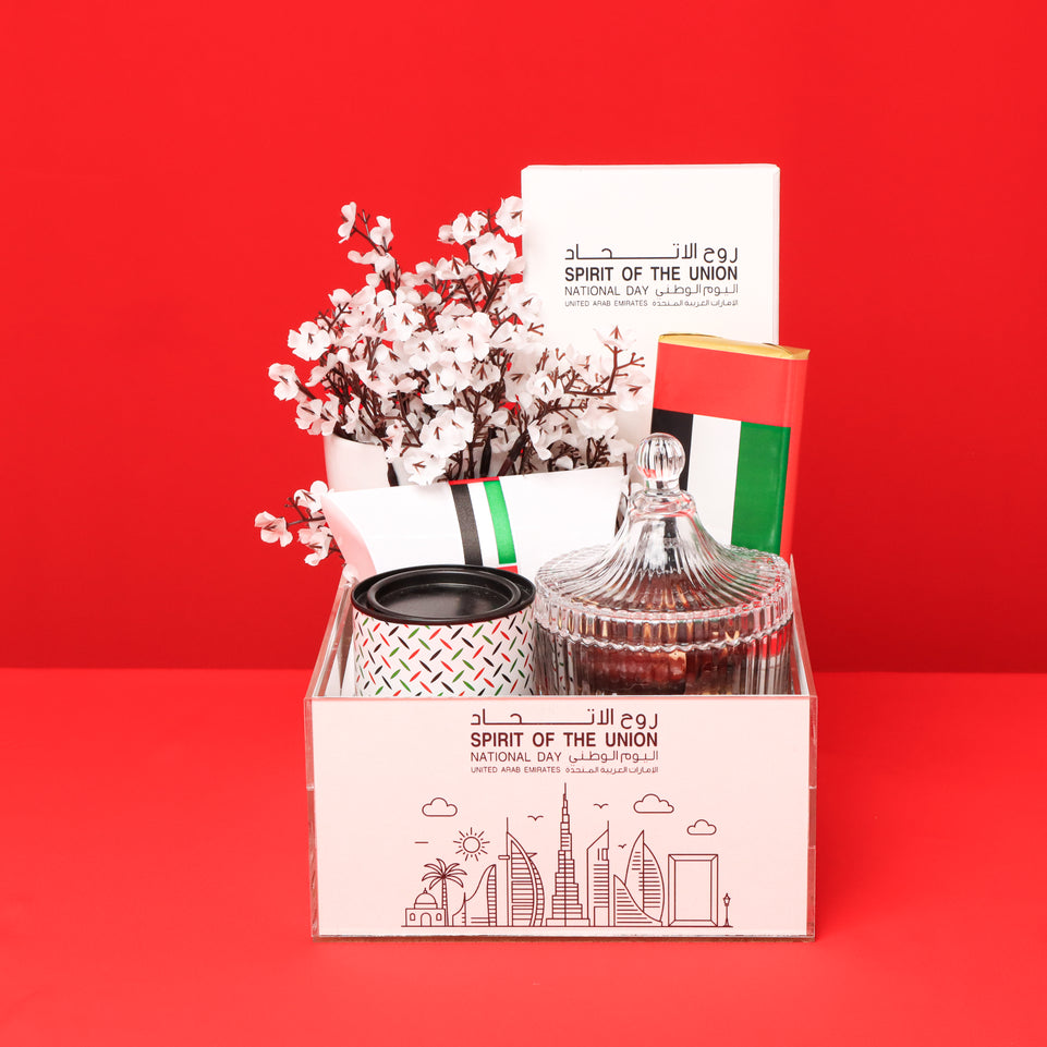 National day designed premium chocolate & sweets acrylic tray