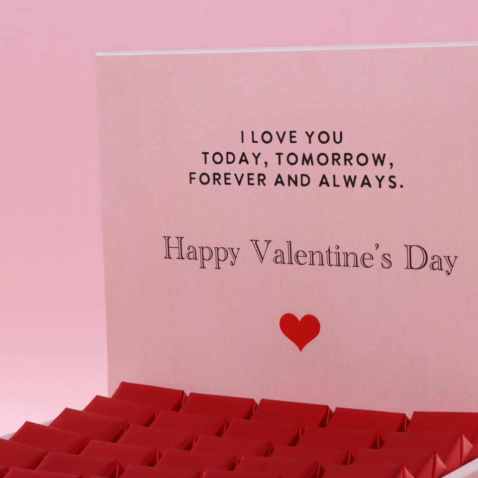 I love you valentine designed chocolate Large hamper