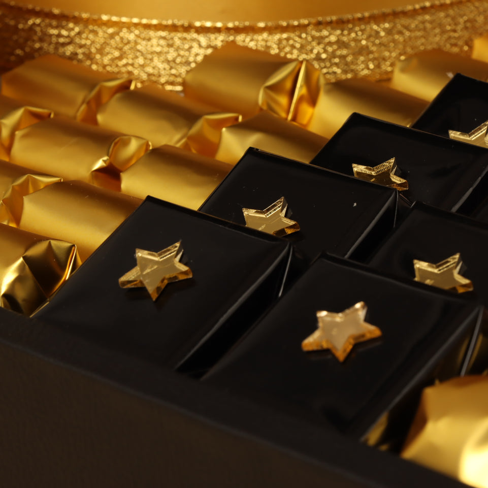 Graduation personalized & decorated chocolate leather large tray