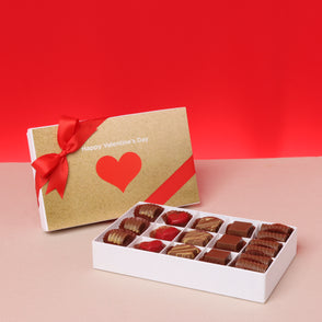 Red heart valentine designed 15-pc ch...