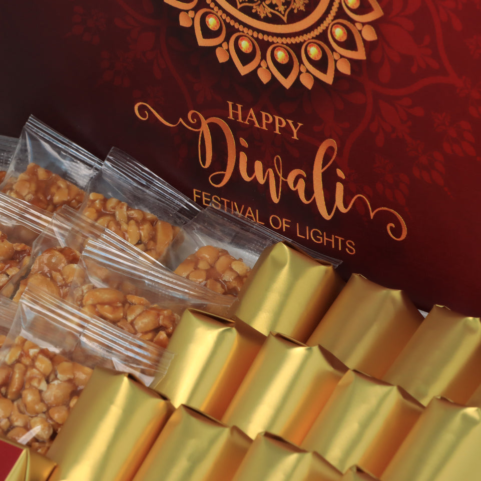 Diwali designed premium chocolate large hamper